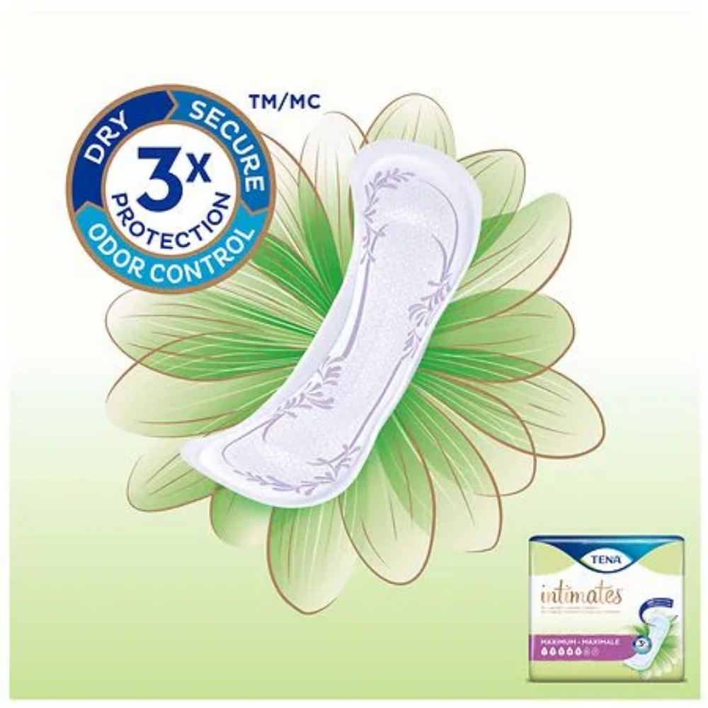 Tena Incontinence/Bladder Control Pads Maximum Absorbency 14 Count - Picture 6 of 8